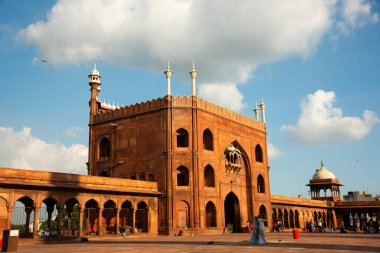 Jama Mescidi Camii, Eski Delhi, Hindistan.