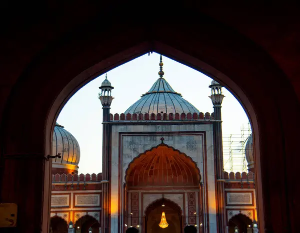 Jama Mescidi Camii, Eski Delhi, Hindistan.