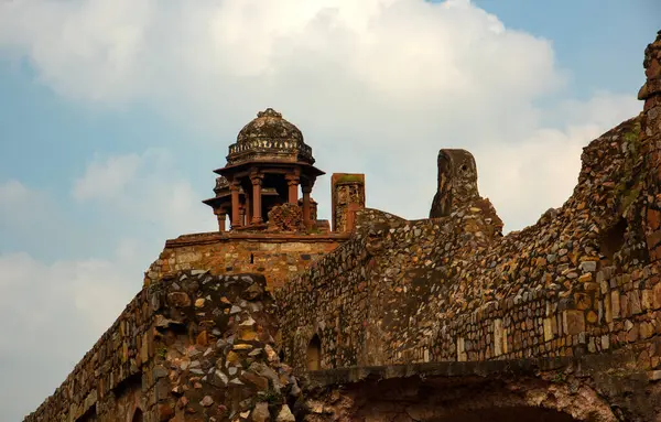 stock image Architecture of Purana Qila fort in Delhi, India, the oldest building in Delhi, dating back to the 16th Century.