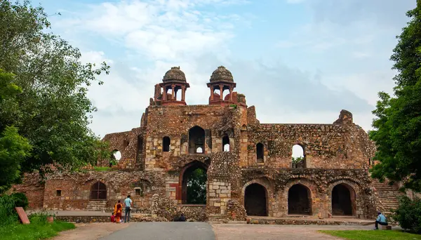 Stock image Architecture of Purana Qila fort in Delhi, India, the oldest building in Delhi, dating back to the 16th Century.