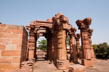 Siddhnath Baradwari Siddheshwar Tapınağı, antik anıt, Omkareshwar, Madhya Pradesh, Hindistan,