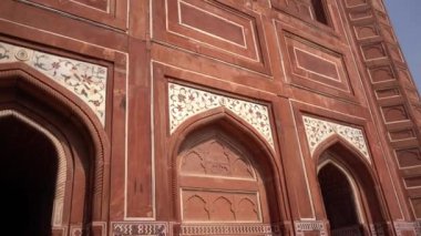 Taj Mahal, UNESCO Dünya Mirası sahası, Agra, Hindistan.