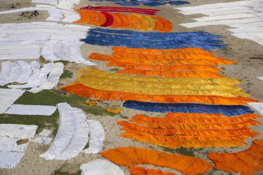 Yanuma Nehri kıyıları, Agra, Hindistan.