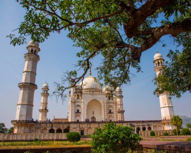 Bibi Ka Maqbara Mezarı, Mini Taj Mahal, Aurangabad, Maharashtra, Hindistan olarak da bilinir.