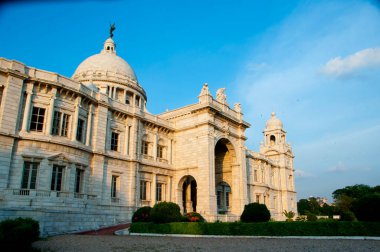 Victoria Memorial büyük bir mermer Kalküta, Batı Bengal, Hindistan inşa ediyor. Kraliçe Victoria anısına adanmıştır.
