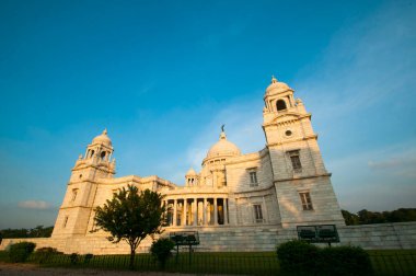Victoria Memorial büyük bir mermer Kalküta, Batı Bengal, Hindistan inşa ediyor. Kraliçe Victoria anısına adanmıştır.