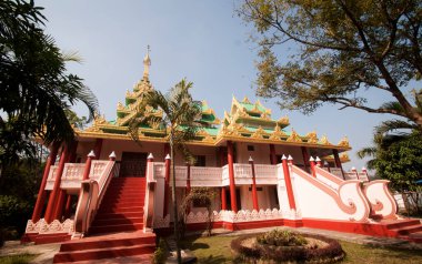 Lumbini, Nepal 'deki Tayland Kraliyet Manastırı..