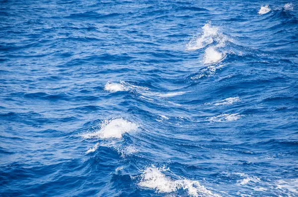 Okyanus dalgası arka planı, soyut mavi deniz suyu..