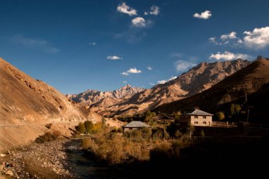 Himalaya manzarası. Ladakh, Hindistan