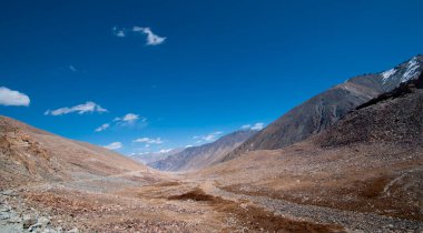 Himalaya manzarası. Ladakh, Hindistan