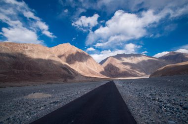 Ladakh, Hindistan 'da güzel bir manzara.