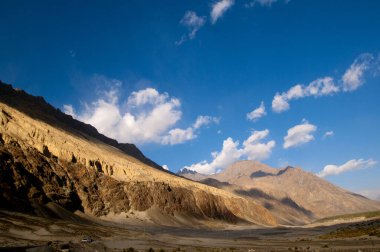 Ladakh, Hindistan 'da güzel bir manzara.