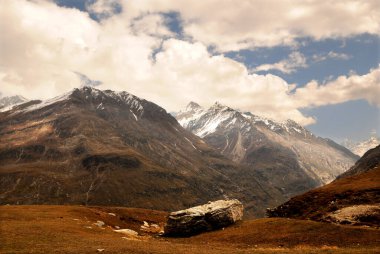 Himalaya manzarası. Ladakh, Hindistan