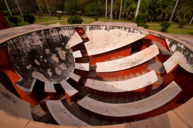 Astronomik Gözlemevi Jantar Mantar Delhi, Hindistan.