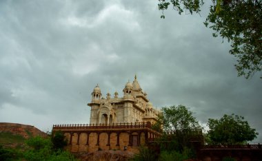 Jaswant Thada mozolesi, Jodhpur, Hindistan 'ın turistik yerleri..