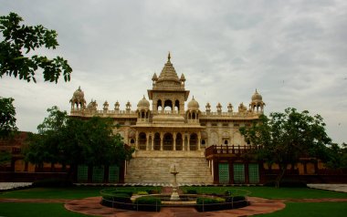Jaswant Thada mozolesi, Jodhpur, Hindistan 'ın turistik yerleri..