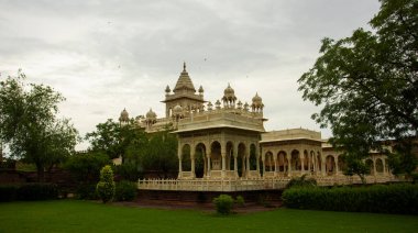 Jaswant Thada mozolesi, Jodhpur, Hindistan 'ın turistik yerleri..