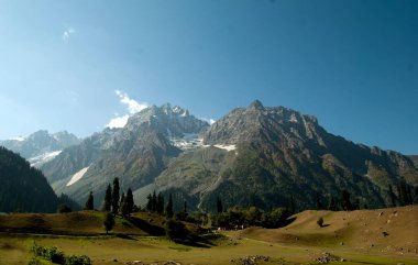 Himalaya manzarası. Ladakh, Hindistan