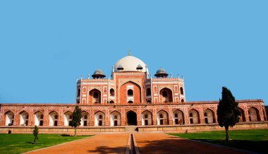 Humayun 'un Mezarı, Delhi, Hindistan, Babür İmparatoru Humayun' un 1565 'te inşa ettiği mezar, UNESCO Dünya Mirası Alanı