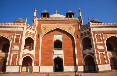 Humayun 'un Mezarı, Delhi, Hindistan, Babür İmparatoru Humayun' un 1565 'te inşa ettiği mezar, UNESCO Dünya Mirası Alanı