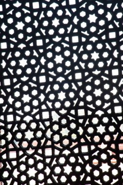 Eski taş oyma penceresi, Hindistan..