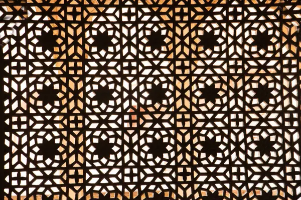 Eski taş oyma penceresi, Hindistan..