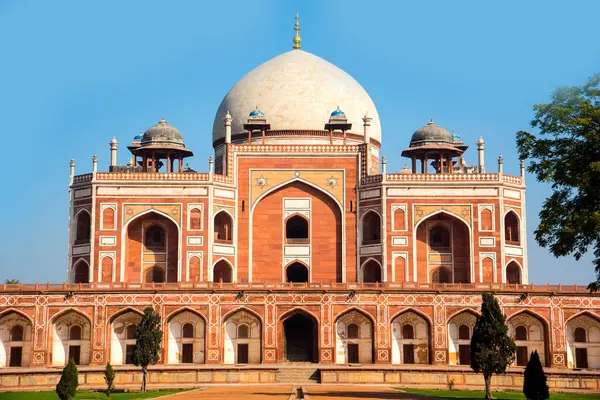 Humayun 'un Mezarı, Delhi, Hindistan, Babür İmparatoru Humayun' un 1565 'te inşa ettiği mezar, UNESCO Dünya Mirası Alanı