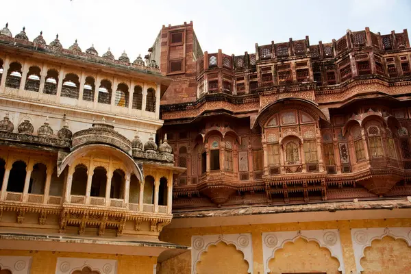 15. yüzyılın dış görünüşü Mehrangarh Kalesi Jodhpur, Hindistan.