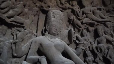 UNESCO Dünya Mirası Alanı, Fil Mağaraları Heykeli. Hindistan