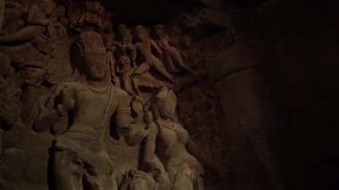 UNESCO Dünya Mirası Alanı, Fil Mağaraları Heykeli. Hindistan