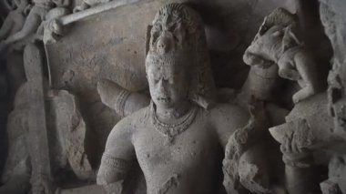 UNESCO Dünya Mirası Alanı, Fil Mağaraları Heykeli. Hindistan