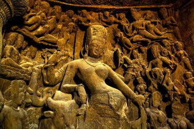 Fil Mağaraları UNESCO Dünya Mirası Siteleri, Hindistan.