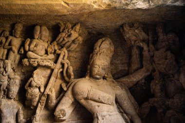 Fil Mağaraları, UNESCO Dünya Mirası Sitesi, Mumbai, Hindistan.