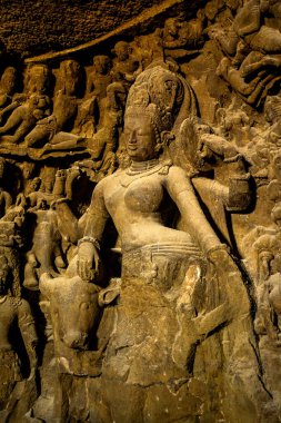 Fil Mağaraları, UNESCO Dünya Mirası Sitesi, Mumbai, Hindistan.