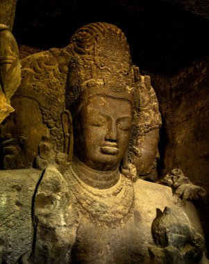 Fil Mağaraları, UNESCO Dünya Mirası Sitesi, Mumbai, Hindistan.