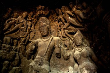 Fil Mağaraları, UNESCO Dünya Mirası Sitesi, Mumbai, Hindistan.