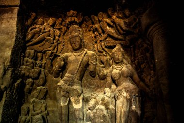 Fil Mağaraları, UNESCO Dünya Mirası Sitesi, Mumbai, Hindistan.