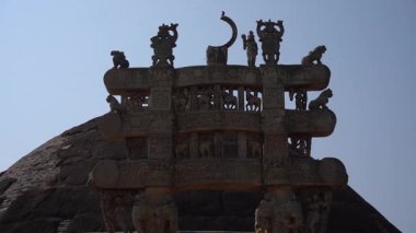 Sanchi stupa, UNESCO tarafından Dünya Mirası olarak listelenen Budist anıtlar, İmparator Ashoka tarafından inşa edilen 2200 yıllık Budist anıtı, Unesco Dünya Mirası.
