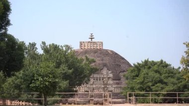 Sanchi stupa, UNESCO tarafından Dünya Mirası olarak listelenen Budist anıtlar, İmparator Ashoka tarafından inşa edilen 2200 yıllık Budist anıtı, Unesco Dünya Mirası.