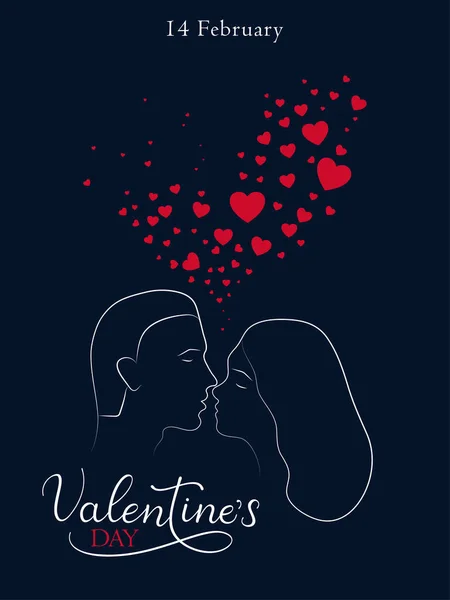Valentine's day shopping sale, discount labels, tags. Vector illustration of design for shop, store, posters, flyers, banners, web design.