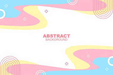 Geometrik şekilli yaratıcı soyut arkaplan, el çizimi arkaplan, soyut dalga arkaplanı