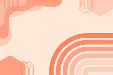 soyut kahverengi beyaz arkaplan renkli gradyan tasarımı, Pastel modern duvar kağıdı afişi arka planı