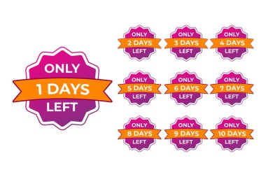 Engaging countdown visuals for sales, events, and promos. Eye-catching and professional designs. clipart