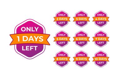 Engaging countdown visuals for sales, events, and promos. Eye-catching and professional designs clipart