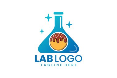 Yenilikçi logo birleştirme laboratuvarı ve takoyaki, eşsiz mutfak markaları için ideal.