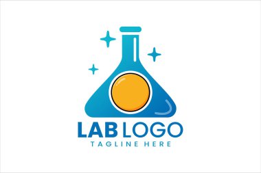 Laboratuvar ve yumurta sarısının yaratıcı birleşimi. Eşsiz, taze ve modern gıda markalaşma kavramları için ideal.