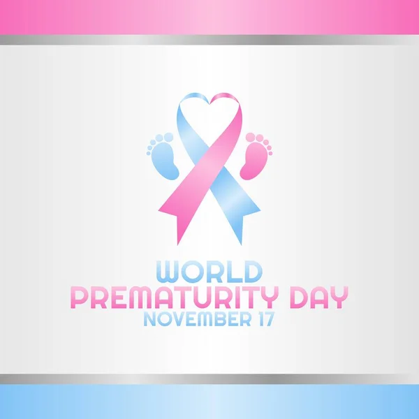 stock vector vector graphic of world prematurity day good for world prematurity day celebration. flat design. flyer design.flat illustration.