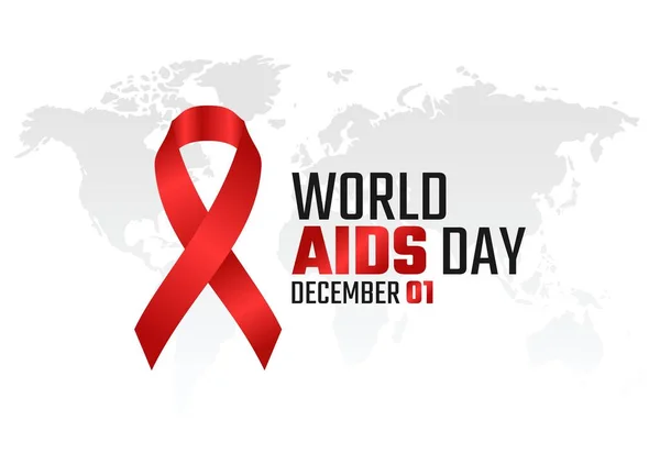 Graphique Vectoriel Journée Mondiale Des Aides Bon Pour Célébration Journée — Image vectorielle
