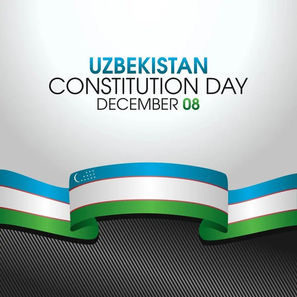 Graphique Vectoriel Ouzbékistan Jour Constitution Bon Pour Ouzbékistan Fête Constitution — Image vectorielle