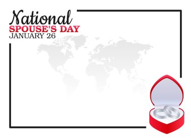 Ulusal Eş Günü 'nün vektör grafiği ulusal eşler günü kutlamaları için iyidir. düz dizayn. İlan tasarımı. Düz illüstrasyon.